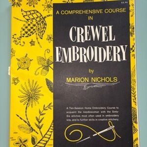 Crewel Embroidery Book by Marion Nichols